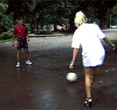 Young 18 teen girl. Lucky old guy scores a horny blonde her teenage pussyhole.