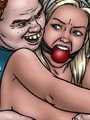 Slave girl comics. Mama's retarded boy - Picture 2