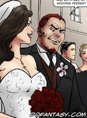 Bdsm cartoons. Sexy girl and her boyfriend captured by perverted couple as sex toys!