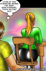 Humiliation comics. Look at that gorgeous behind! Yes baby, learn forward...show me that ass!