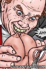 Humiliation comics. Retarded guy married his slave girl!