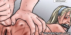 Bdsm cartoons. Blonde slavr girl fucked doggy style and get beaten!
