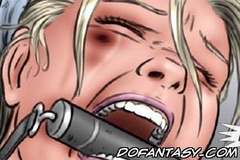 Bdsm cartoons. Blonde slavr girl fucked doggy style and get beaten!