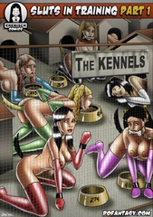 Bondage comics. Come on girls! Your glamourous lifie is over! Now you belong to this fine establishment!