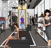 Adult bondage comics. Cute ass honey but your tits are too small for that