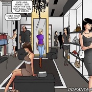 Adult bondage comics. Cute ass honey but your tits are too small for that dress!