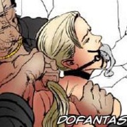 Slave girl comics. Master fucks his slaves right in a shopping mall!
