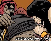 Sado comic. Three white slaves satisfy rich arabian masters!