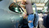 Slutty blondie Jessie gets her tight butt hole stretched on the parking
