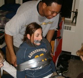 Never tied before dripping horny wives