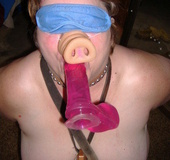 Blindfolded and bound wives
