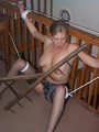 Tied up sluts getting spanked - Picture 12