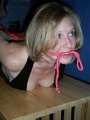 Chained up in stocks whore in the garage - Picture 12
