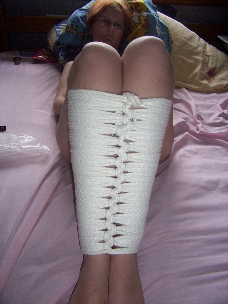 Hooded roped and bound GF submits - Unique Bondage - Pic 1