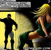 Slave cartoons. What's that stink! It's your foreign spies smell like a garbage!