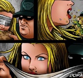 Slave girl comics. Blonde busty slave girl humiliated in the toilet!