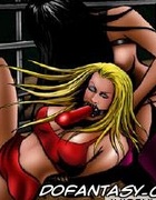 Sado comic. Show respect your Mistress, slave!