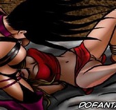Sado comic. Show respect your Mistress, slave!