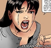 Bondage toons. Abducted girl, whose long humiliated, escaped to freedom