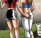 Bondage toons. A new victim of sexual games.