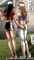 Bondage toons. A new victim of sexual games.