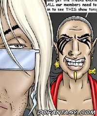 Sado cartoons. Hot little blonde! She's going to give a real SHOW!!!