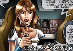 Bondage comics. Oh my god, I became a slave to the police.