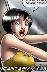 Bondage comics. Oh my god, I became a slave to the police.