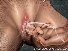 Bondage toons. The exhausted girl was brought to clitoral orgasm.
