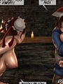 Bondage toons. Anime girls with big tits - Picture 2