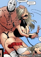 Sado comic. Oh fuck! It's like someone shoved a los up my guts!