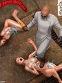 Cruel mad scientist made his slave girls - Picture 5