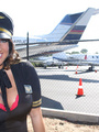 Stewardess gets disgraced and creampied! - Picture 5