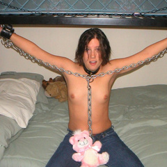 Amateur sex slaves are tied up and used as - Unique Bondage - Pic 14