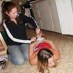 Amateur sex slaves tied up and showing off - Unique Bondage - Pic 12