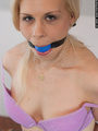Donna tied in purple underwear - Picture 7