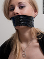 Donna black tape gagged - Picture 3