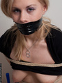 Donna black tape gagged - Picture 5