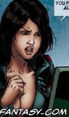 Free bdsm comics. Two beautiful girls hung naked and humiliated.