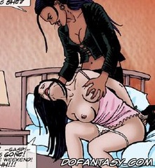 Sado comic. A woman strcking you.. making you cum with her fingers.. her mouth..