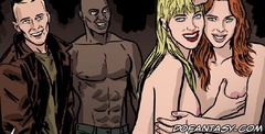 Bdsm cartoons. The longest journey hosts and their beautiful naked slaves with big tits!