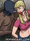 Bondage comics. Outlaw loves to hit the priest of his victims!