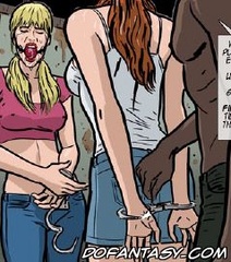 Bondage comics. Outlaw loves to hit the priest of his victims!