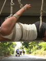 Poor slave chick in suspension bondage - Picture 3