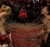 Tied up and humiliated slave babes are just object object of entertainment