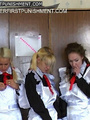 Three russian beauties brutally caned - Picture 2