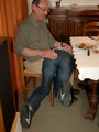 Spanked for bad table manners in front - Picture 6