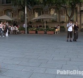 Petite naked brunette slave purchased as a sex slave and gets pounded