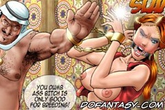 Sado cartoons. You dumb ass bitch is only good for breeeding!