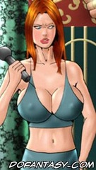 Sado cartoons. Eight beautiful, busty, big booty with anime chicks.